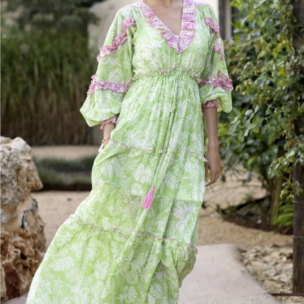 Miss June Paris - Kara Long Dress - Boho Chic, fits sizes 36-42 EU - Picture 4 of 7